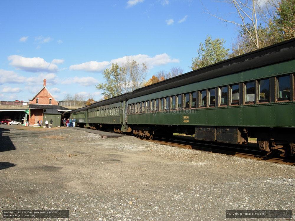 Digital Image: Naugatuck Railroad excursion at the Thomaston station